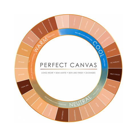 Perfect Canvas Airbrush Foundation 6-pack. Fair/Light